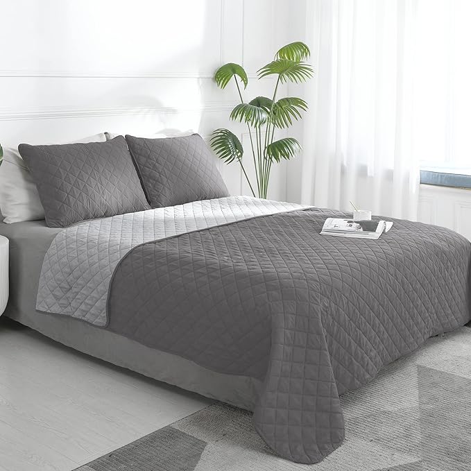 Easy-Going Queen Plus Size Reversible Quilt Set by Easy-Going