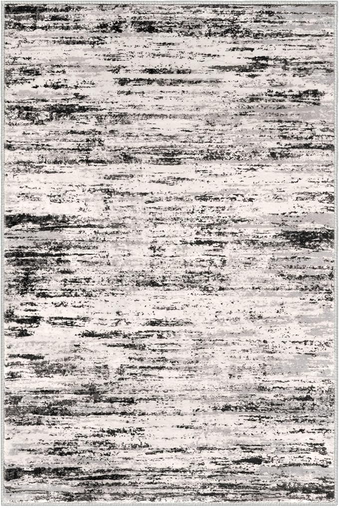 Modern Abstract Entryway Rug Indoor 2x3 Washable Rug Non-Slip Soft Small Area - Image 9