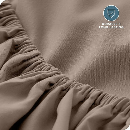 Bare Home Fitted Bottom Sheet Full Size - Image 5