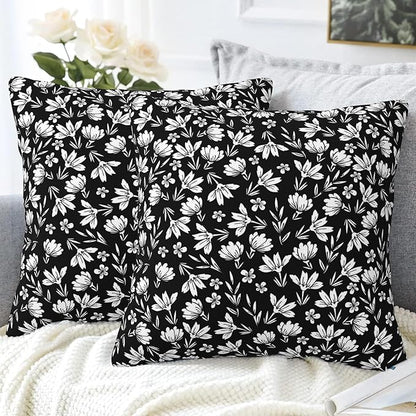Throw Pillow Cover Case Foggy Forest Pillow Covers 16x16 Inch Set of 2 Soft - Image 4