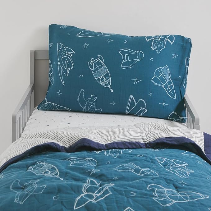 Little Unicorn Toddler Bedding 3-Piece Set | Super Soft & Breathable Muslin - Image 3