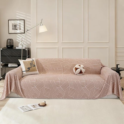 Pet Couch Cover for Dogs, Sofa Covers Washable Geometry, Loveseat Cover for 2 by CYCMACOHOME