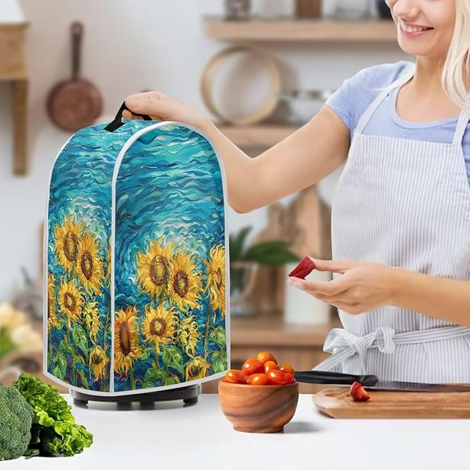 Sunflower Pattern Blender Dust Cover - Image 3