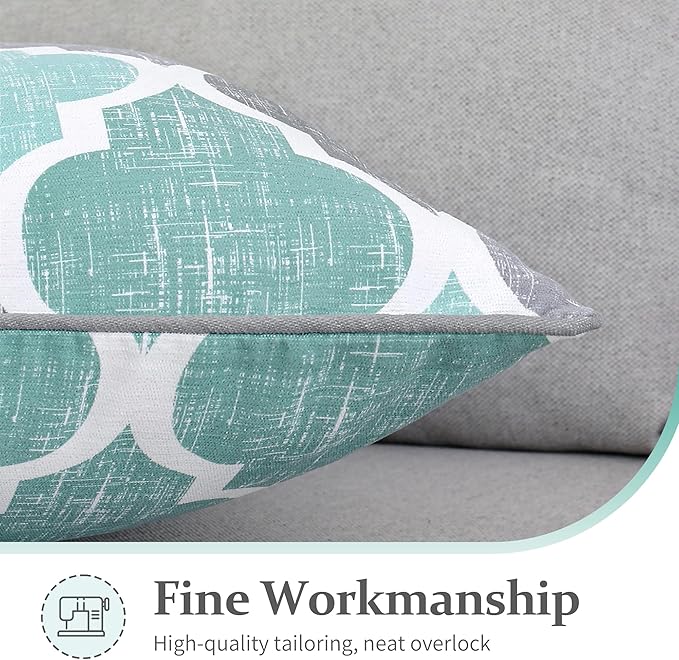 Beauoop Pack of 2 Throw Pillow Cases Covers - Image 5