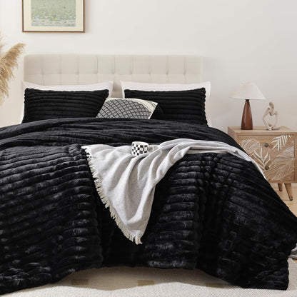 smoofy fluffy full size comforter 3 pcs, main product view