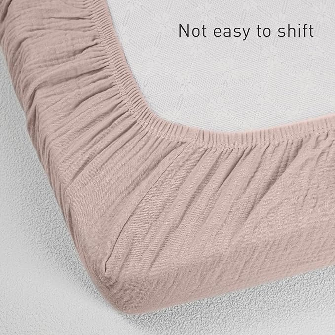 Muslin Mini Crib Sheets, 2 Pack - Image 6