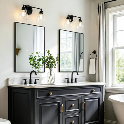 bathroom vanity mirror for over sink, 30x20 inch, view 9