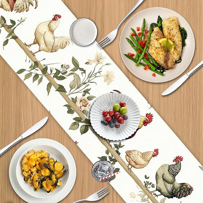 Farmhouse Chicken Table Runner - Image 5