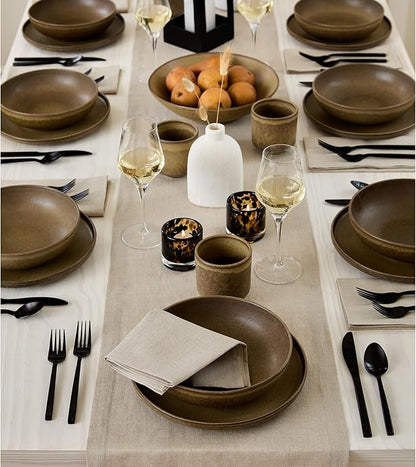 Solino Home Linen Natural Table Runner 144 Inches Long - Image 3