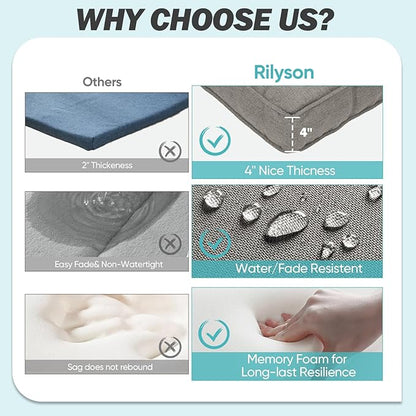 Rilyson Patio Cushions for Outdoor Furniture - Image 5