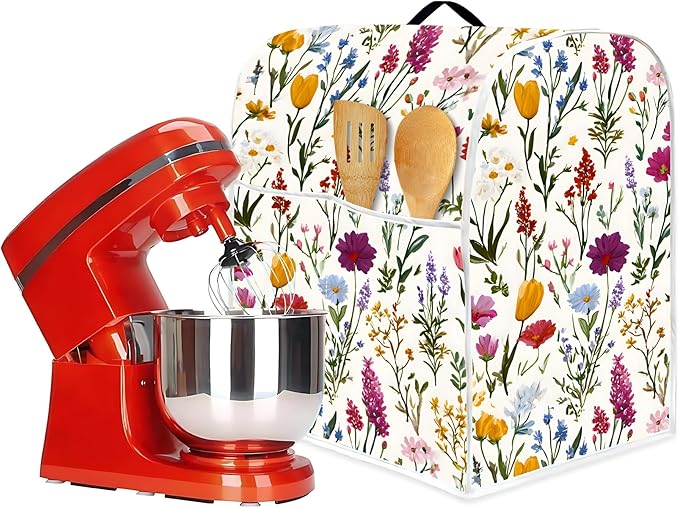 Mixer Dust Cover for 6-8 Qt Stand Mixer, Cloth Cover - Image 5