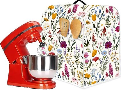 Mixer Dust Cover for 6-8 Qt Stand Mixer, Cloth Cover - Image 5