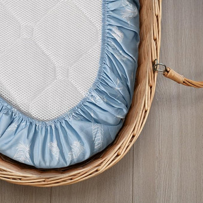 Gllquen Baby Bassinet Sheets 4 Pack, Breathable Cozy Fitted Mattress Sheet - Image 9