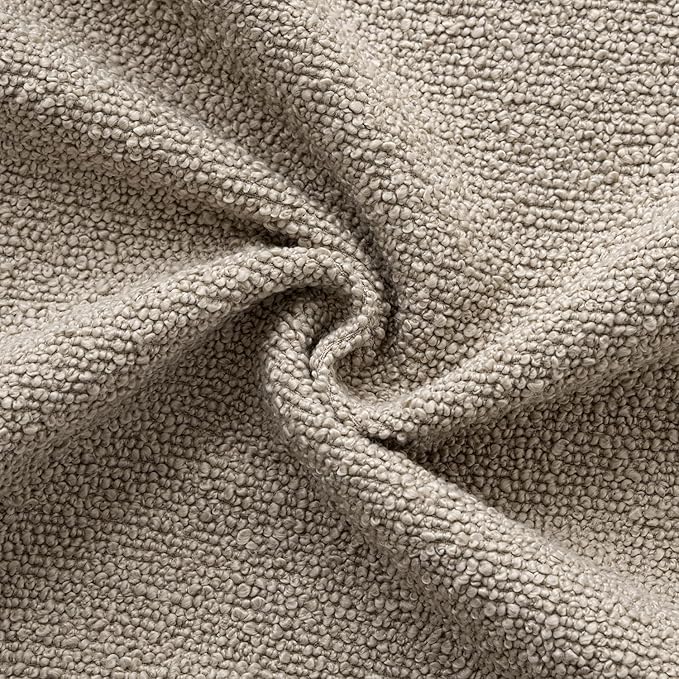 Woaboy Pack of 2 20x20 Inch Decorative Boucle Throw Pillow Covers Textured - Image 2