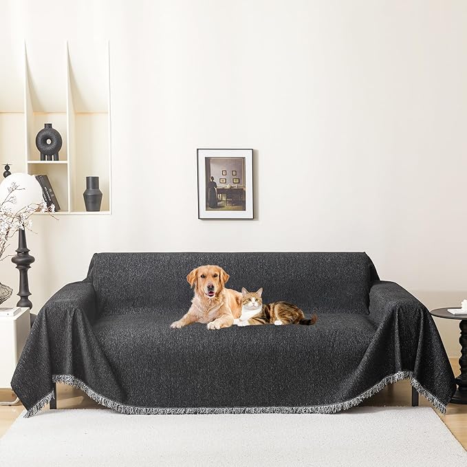 MEETSKY Couch Covers for Sofa, Chenille Pet Sofa Slipcover for L Shaped Couch by MEETSKY