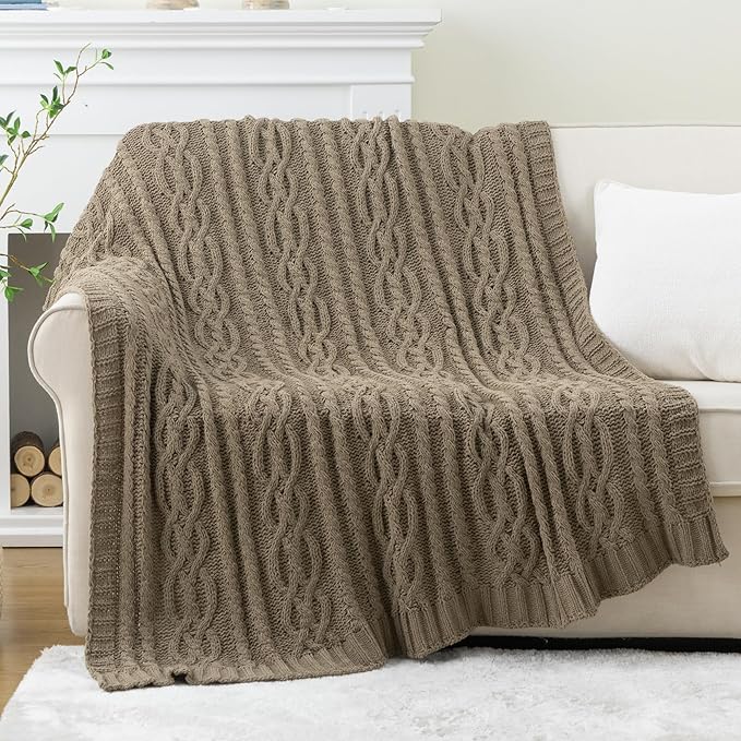 Battilo Camel Tan Throw Blanket - Image 2