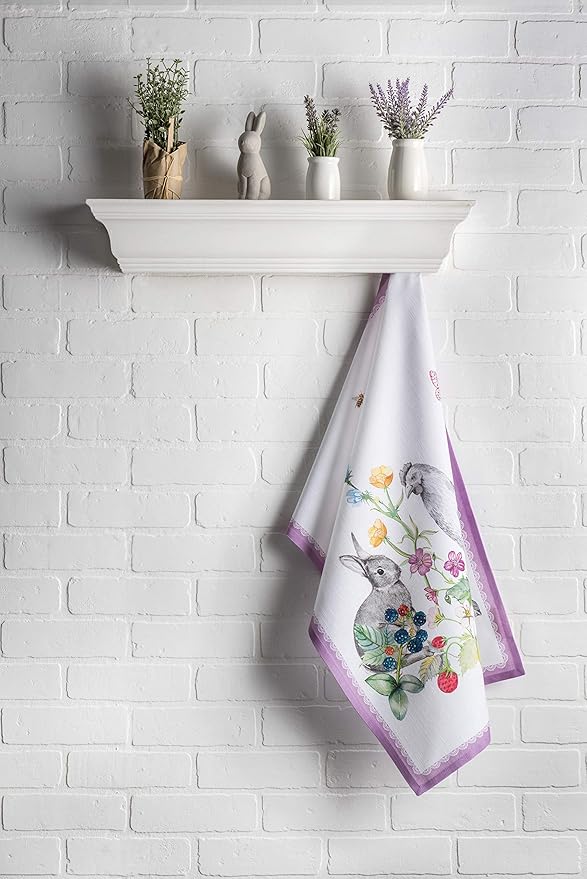 Maison d' Hermine Kitchen Towels Set of 3 100% Cotton 27.50" x 20" Reusable - Image 8