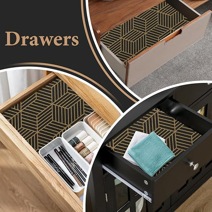 Shelf Liners for Kitchen Cabinets 17in x 30FT, Non Adhesive Cabinet Liner - Image 5