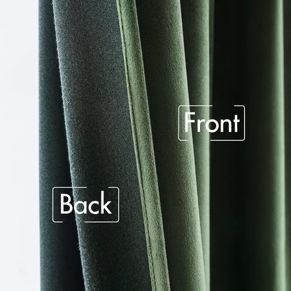 miulee velvet curtains 52x84 inches 2 panels olive, package contents