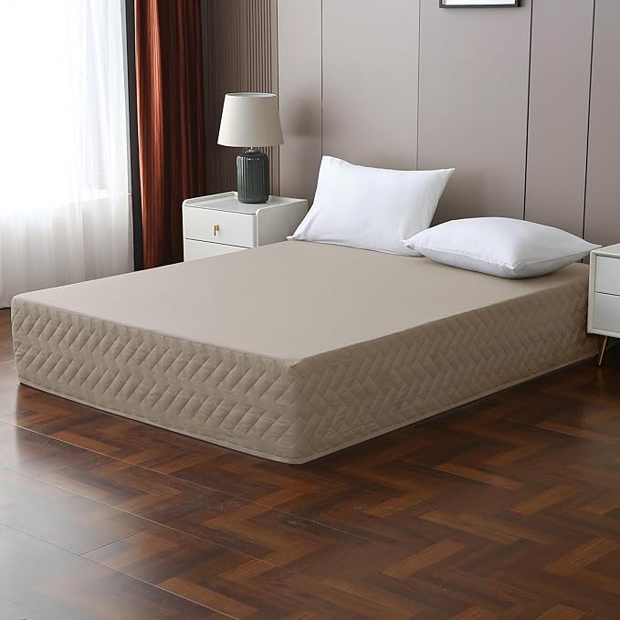 Queen Bed Skirt-Box Spring Cover - Image 6