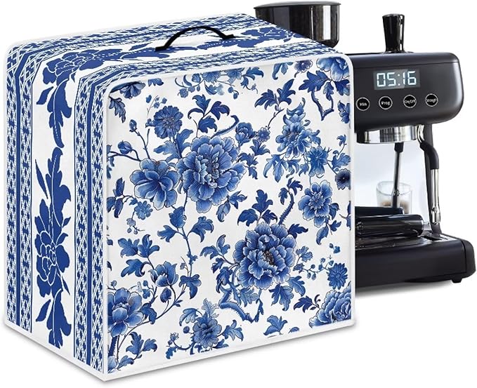 Coffee Maker Cover – Dust Protection Stain Resistant Washable Appliance Cover by PJHEQOXE