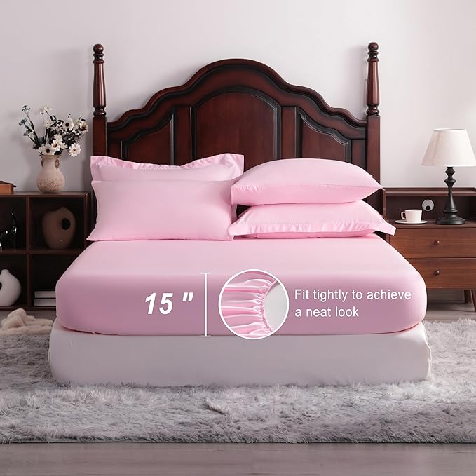 NTBAY Queen Comforter Set with Sheets, 7 Pieces Soft and Breathable Queen - Image 3