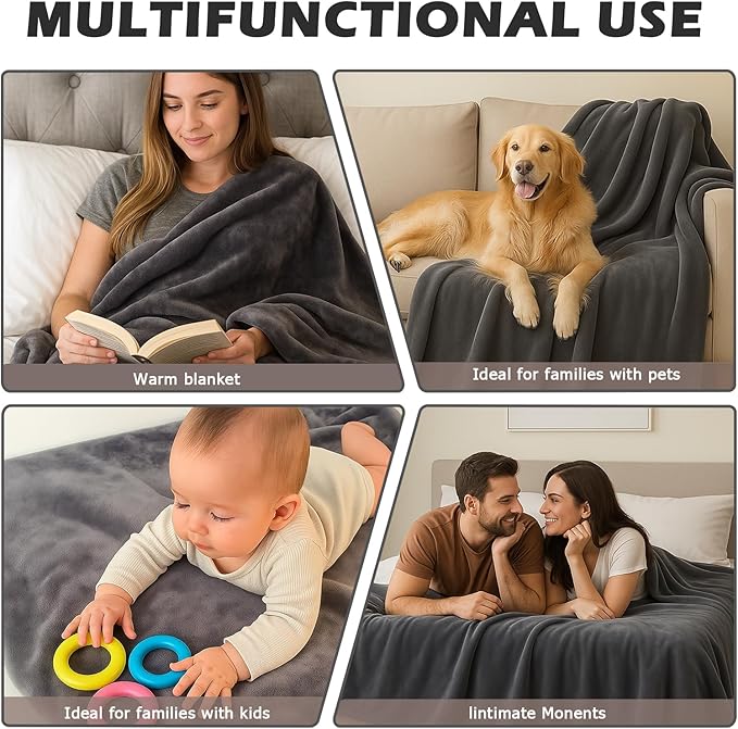 Waterproof Blanket for Bed Intimacy, Love Blanket Waterproof and Stain Proof - Image 9