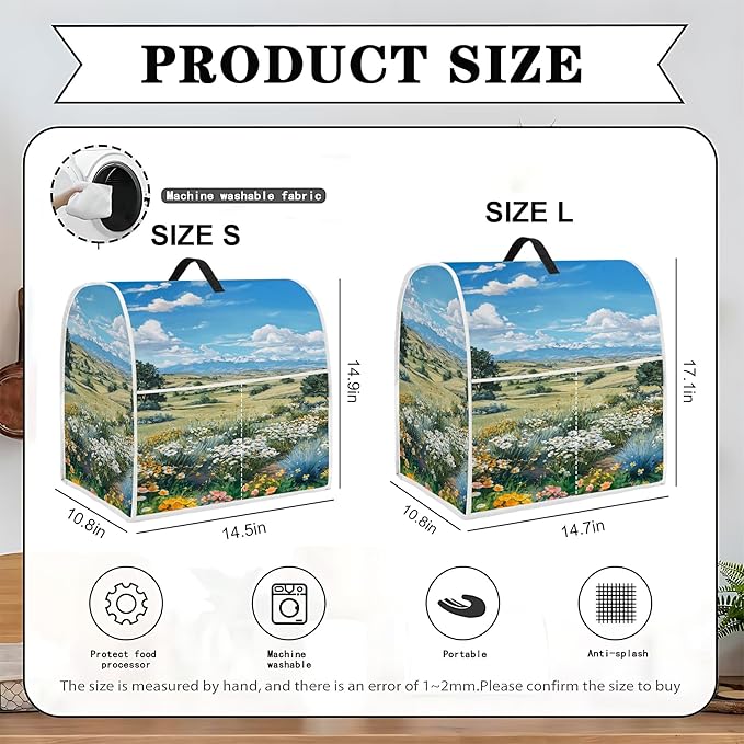 Mixer Dust Cover for 8.5-9.5 Qt Stand Mixer, Cloth Cover - Image 2