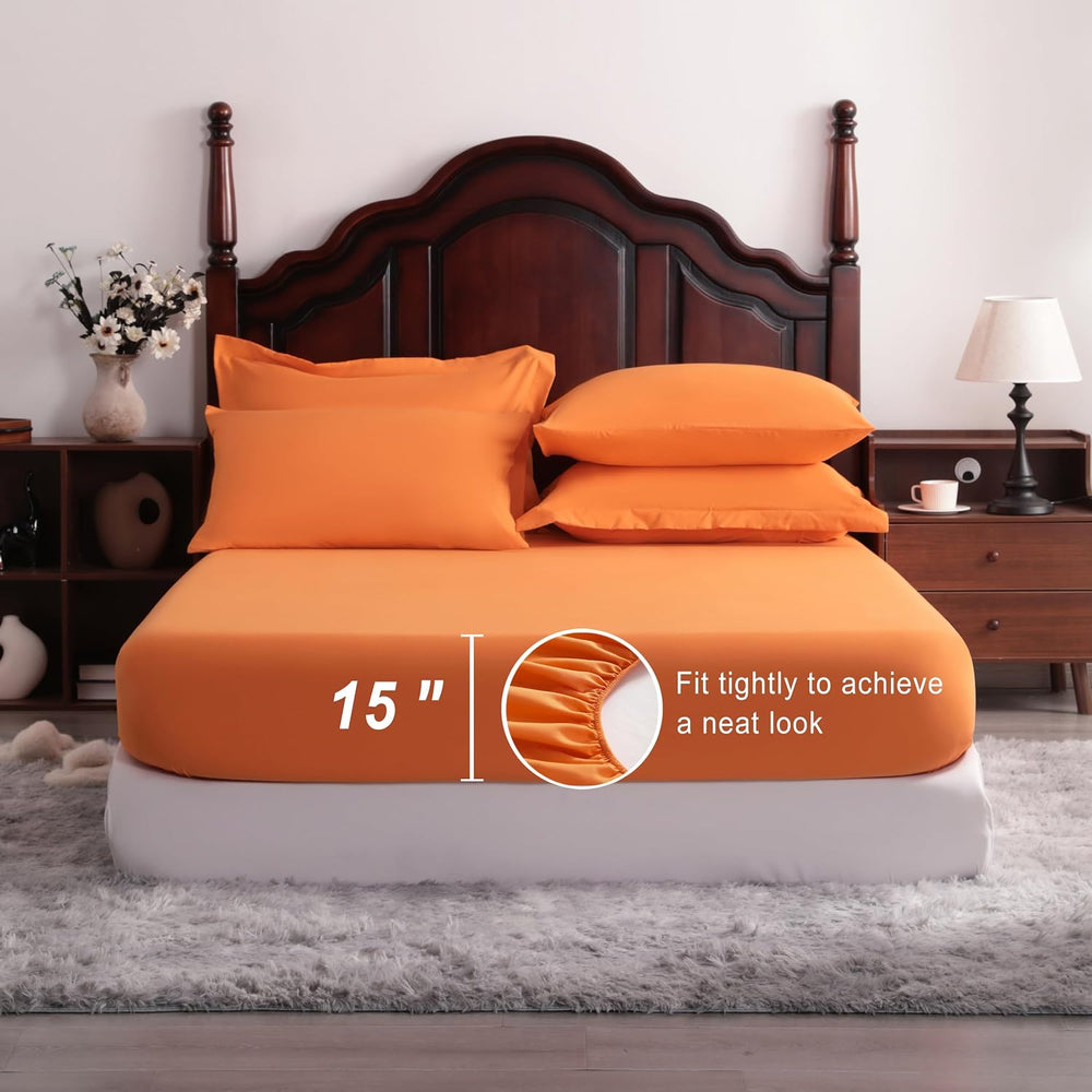 7-Piece Queen Comforter Set with Sheets – Soft and Breathable All-Season Quee...