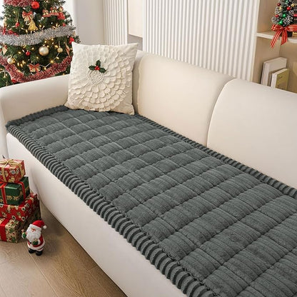 Smiry Couch Cover for Dogs Washable, Non Slip Fuzzy Pet Couch Covers for 3 by Smiry