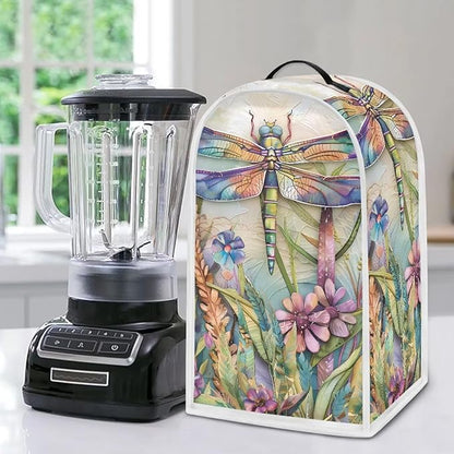 Floral Dragonfly Blender Dust Cover, Anti Fingerprint Polyester Stand Mixer or - Image 5