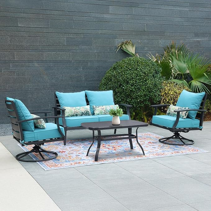 Aoodor Outdoor Chair Cushion, 22 x 24 Inch Water-Resistant, Fade-Resistant - Image 2