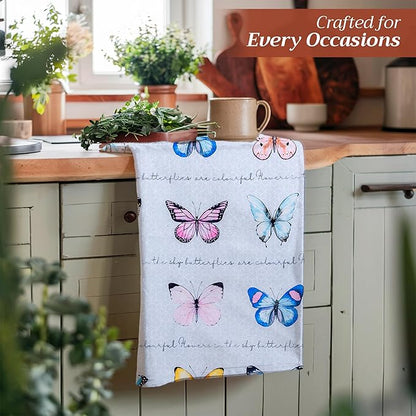 Maison d' Hermine Kitchen Towels Set of 2 100% Cotton 27.50" x 20" Reusable - Image 6