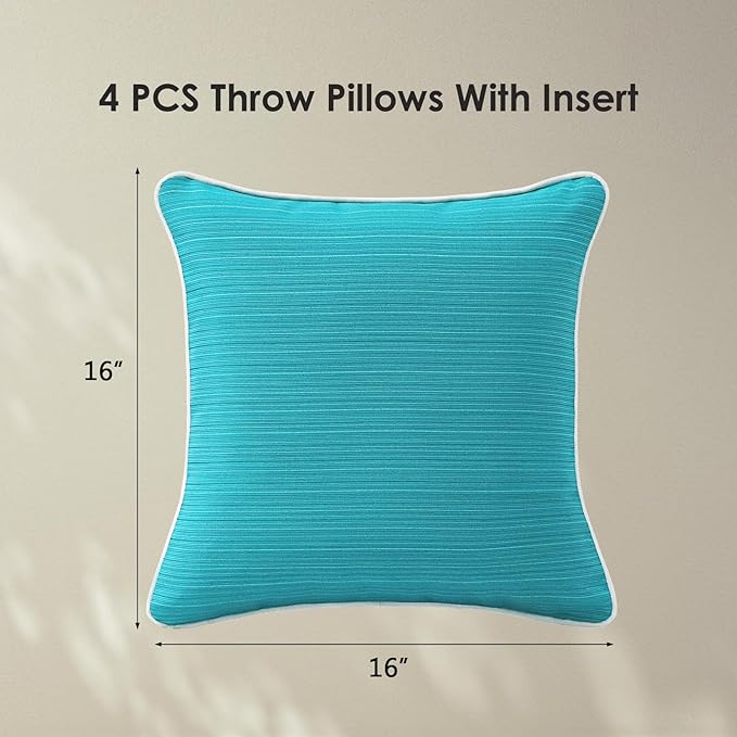 Decorative Outdoor Water Repellent Throw Pillows - Image 7