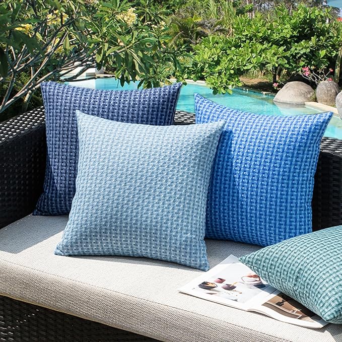 Kevin Textile Outdoor Waterproof Throw Pillow Covers Pack of 2 Farmhouse - Image 5