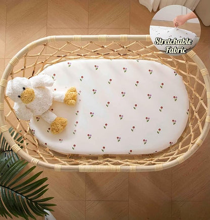SDY Jersey Cherry Bassinet Sheets - Image 3