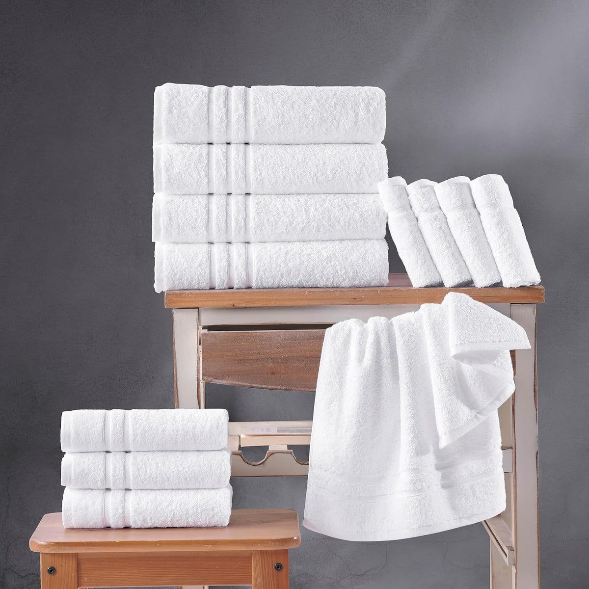 hawmam bath linen towels large, turkish cotton, 4 showing dimensions