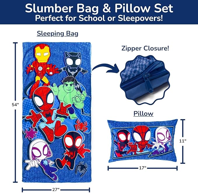 Jay Franco Kids Slumber Bag and Pillow - Image 2