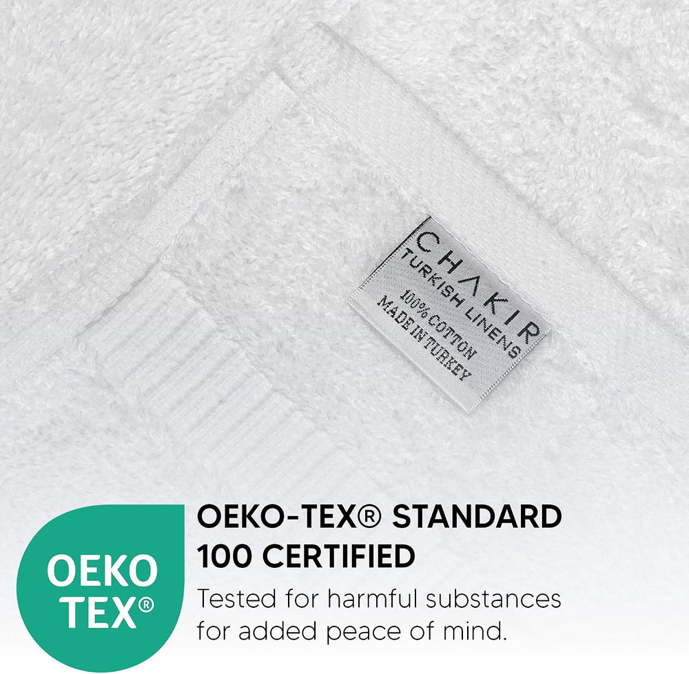 Chakir Turkish Linens Luxury Spa and Hotel Quality Premium Turkish Cotton 6-P...