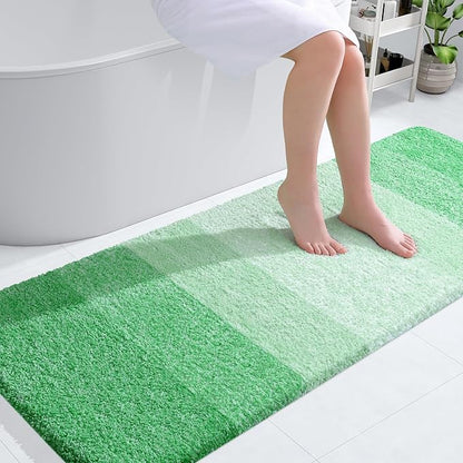 OLANLY Bathroom Runner Rugs 59x24, Extra Soft Absorbent Microfiber Bath Rugs by OLANLY