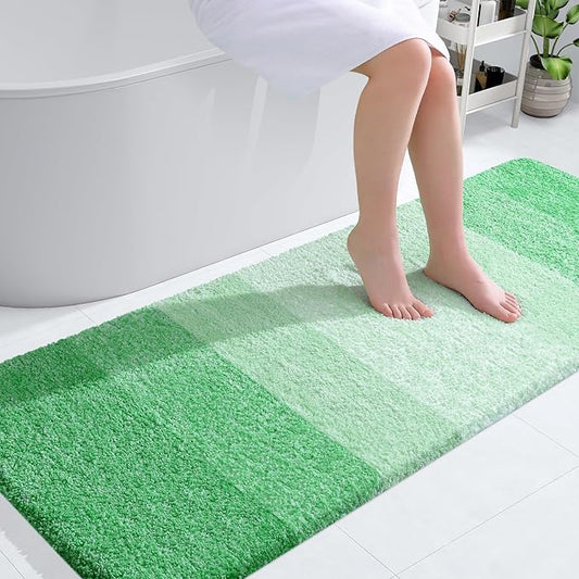 OLANLY Bathroom Runner Rugs 59x24, Extra Soft Absorbent Microfiber Bath Rugs by OLANLY