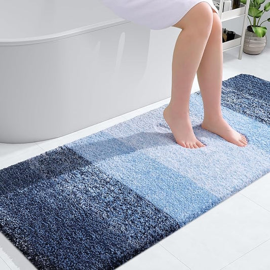 OLANLY Bathroom Rug Mat 59x24, Extra Soft and Absorbent Microfiber Bath Rugs by OLANLY