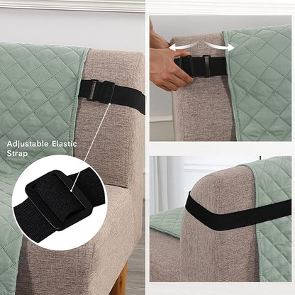 H.VERSAILTEX Reversible Futon Cover Water Repellent Armless Sofa Slipcover - Image 3