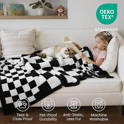 Joiedomi Throw Blanket for Couch, Cozy Cute Soft Throw Home Room Decor - Image 5