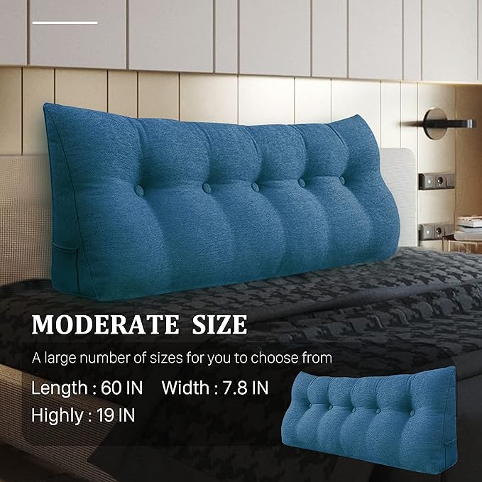 11 lbs Thickened Headboard Pillow Wedge Pillow Headboard Reading Pillow Bed - Image 2