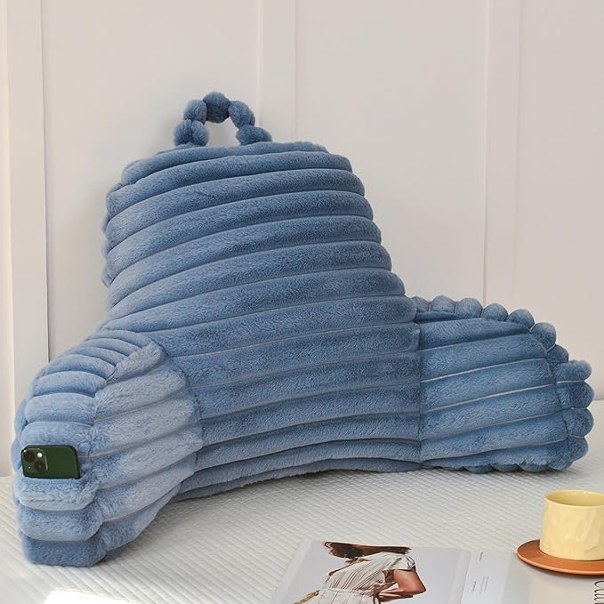 Yaoshuho Large Reading Pillow for Adults, Back Support Pillow for Sitting Up in by YAOSHUHO
