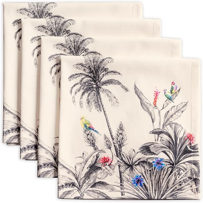 Maison d' Hermine Cloth Napkins Set of 4 100% Cotton by MaisondHermine