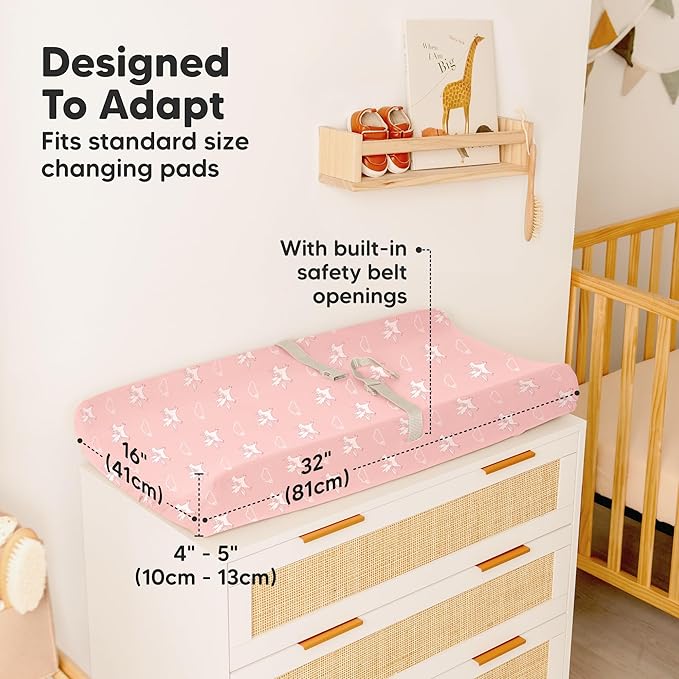 2-Pack Organic Changing Pad Covers - Image 4
