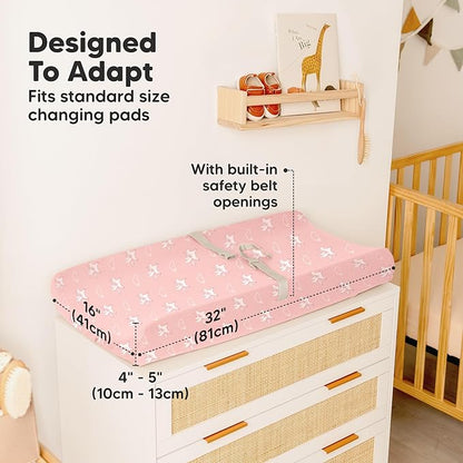2-Pack Organic Changing Pad Covers - Image 4