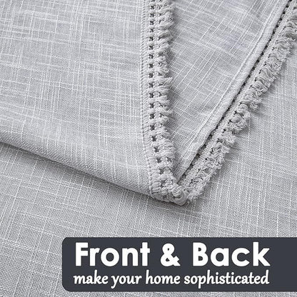 Beda Home Tassel Linen Textured Swag Valances - Image 3